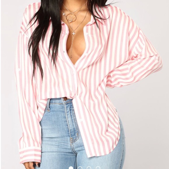 Fashion Nova Tops - NIB Fashion nova button down shirt
